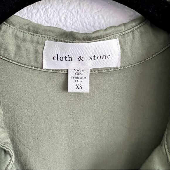 Cloth & Stone Roll-Tab Boxy Buttondown Shirt - Picture 5 of 16